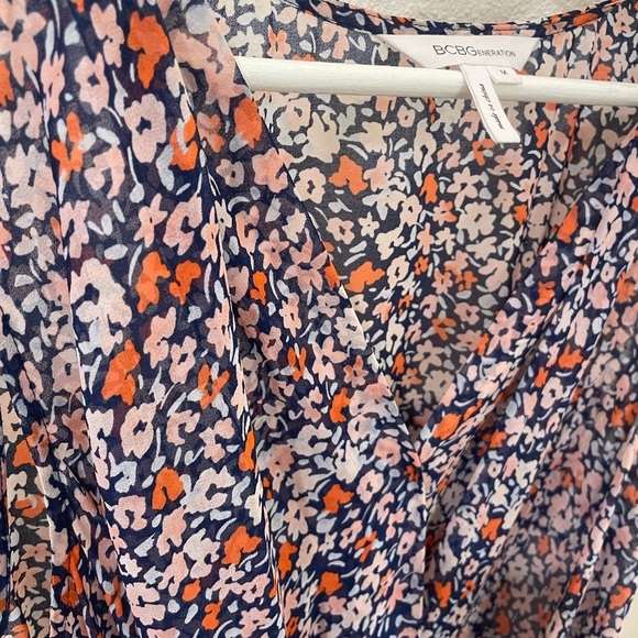 BCBGeneration Floral Sleeveless Mini Dress Size Medium - Picture 5 of 8